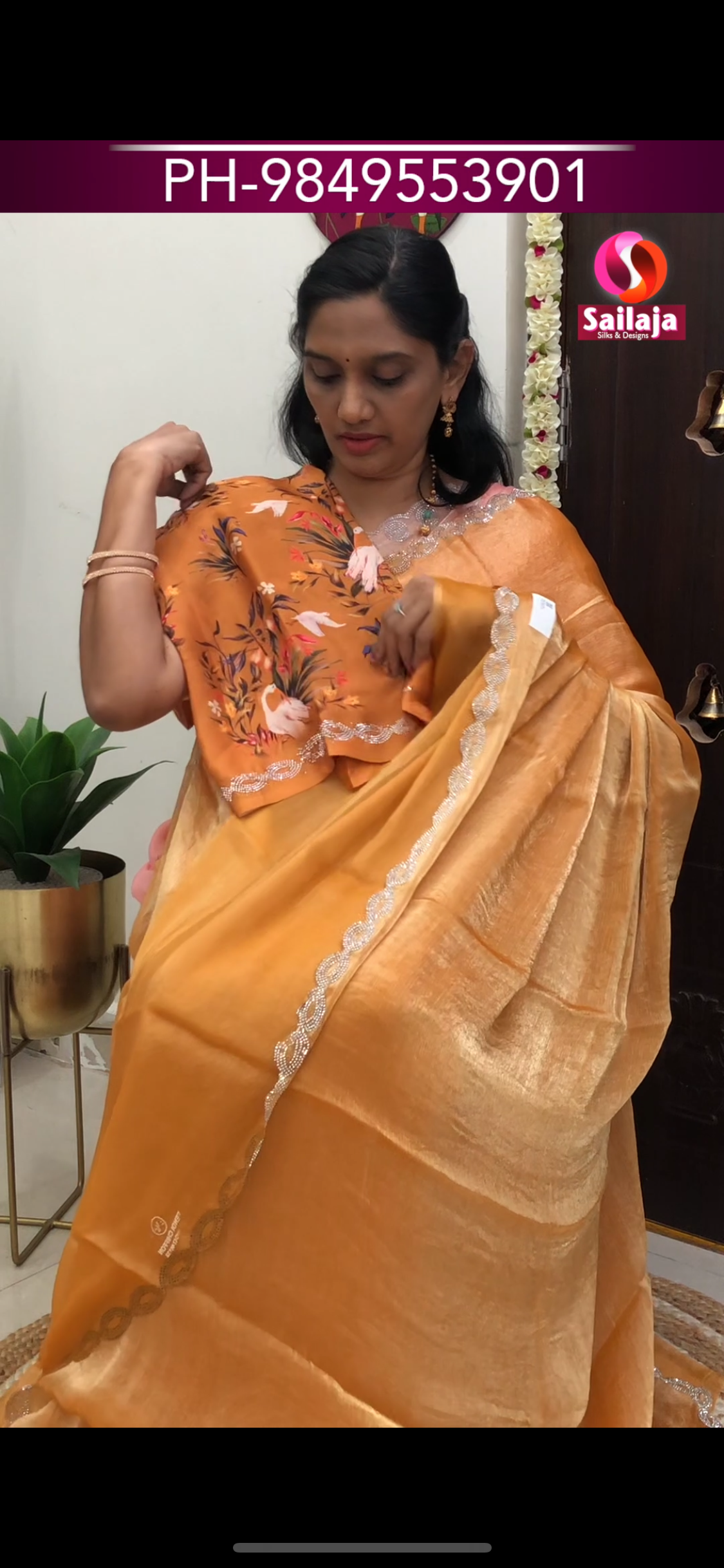 Chiffon Tissue Saree