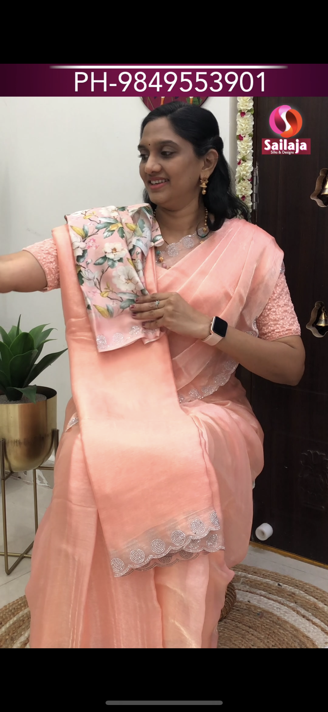 Chiffon Tissue Saree